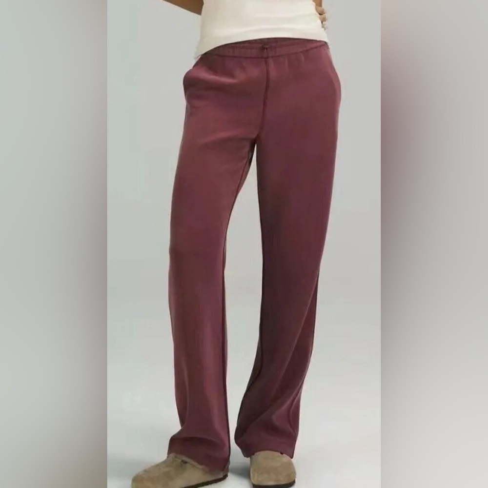 NEW Lululemon Softstreme High-Rise Pant Regular-Color: Red Merlot Size 6 NWT